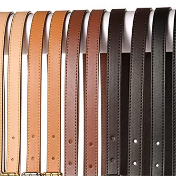 New Genuine Vachetta Leather Crossbody Replacement Straps for Purses multi color - Picture 13 of 13